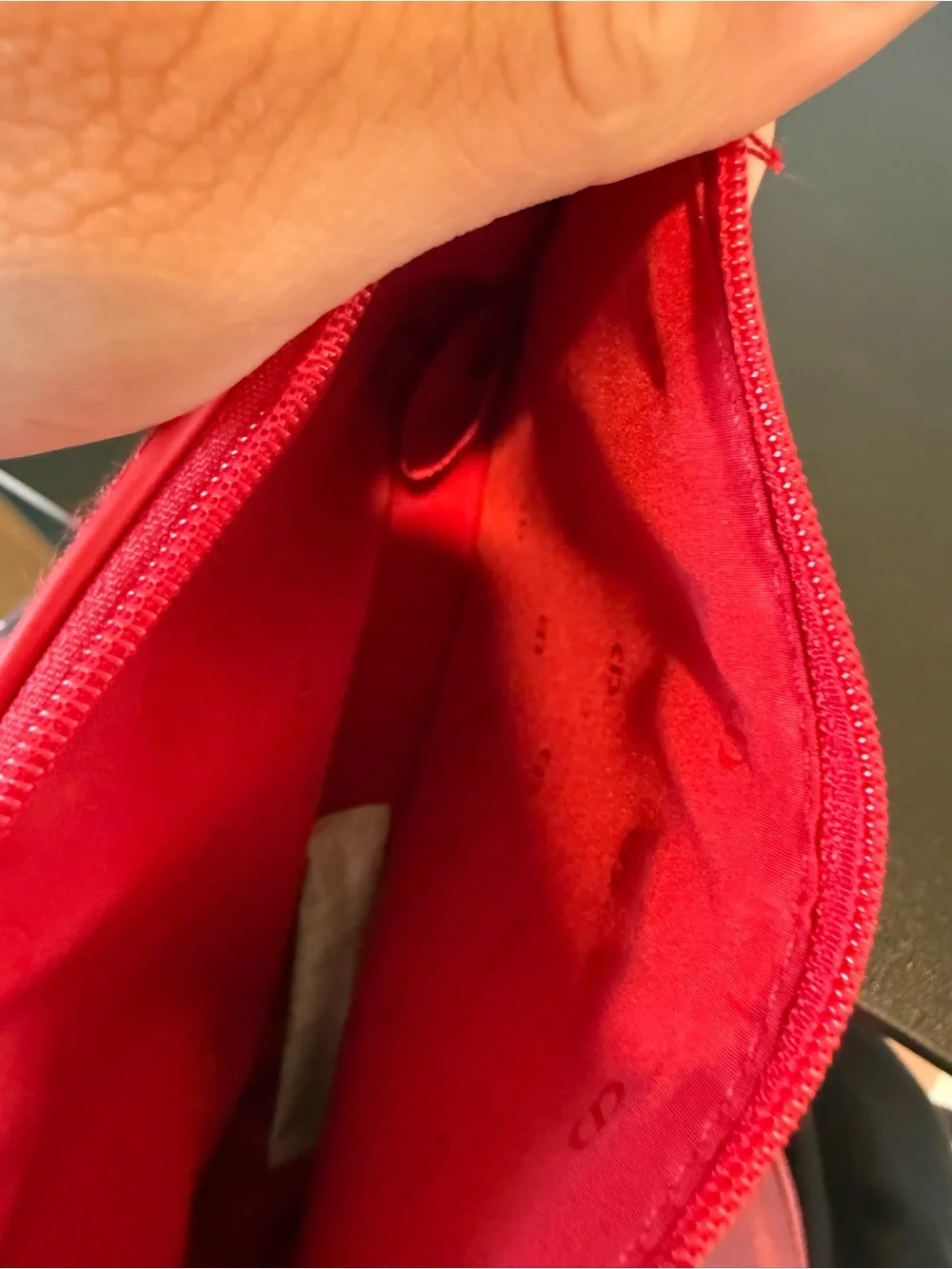 Dior vibrant red